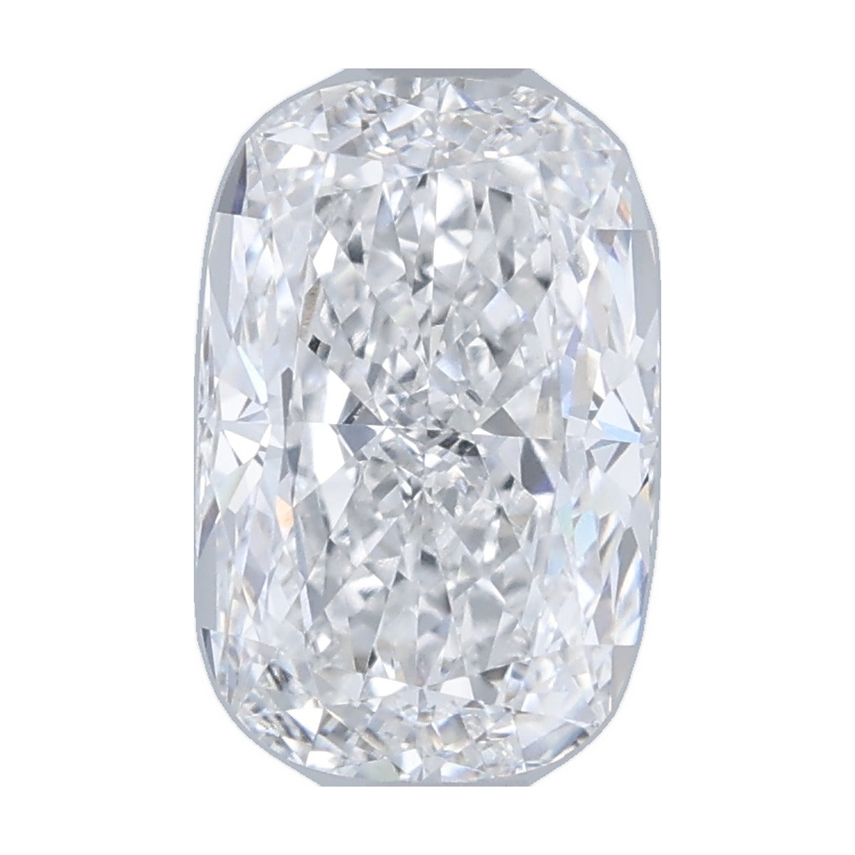 1.58 ct elongated cushion lab-grown diamond, D color, VS1 clarity, IGI certified, still from its 360° video
