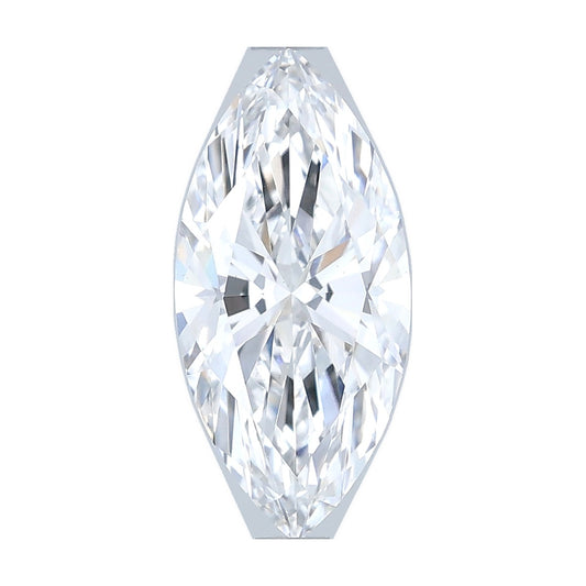 1.58 ct marquise lab-grown diamond, D color, VS1 clarity, IGI certified, still from its 360° video