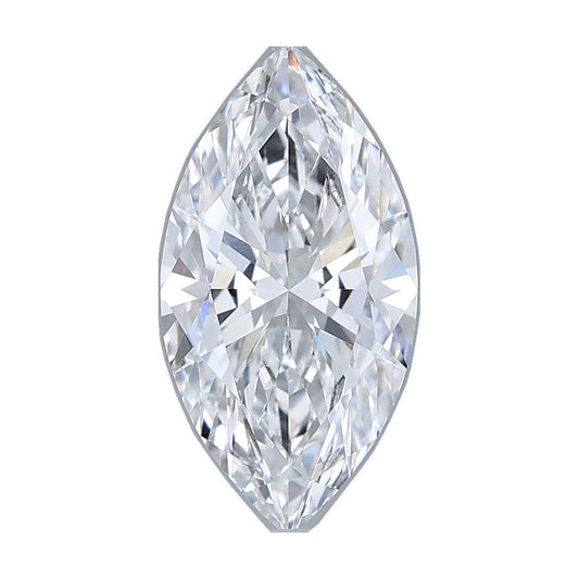 1.58 ct marquise lab-grown diamond, D color, VVS2 clarity, IGI certified, still from its 360° video