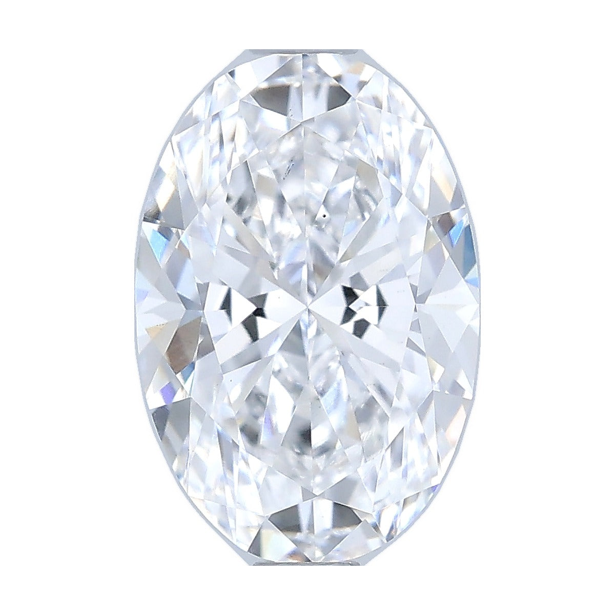 1.58 ct oval lab-grown diamond, D color, VS1 clarity, IGI certified, still from its 360° video