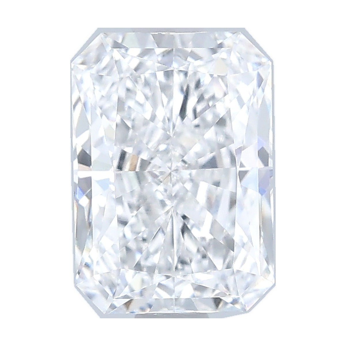 1.58 ct radiant lab-grown diamond, E color, VVS2 clarity, IGI certified, still from its 360° video