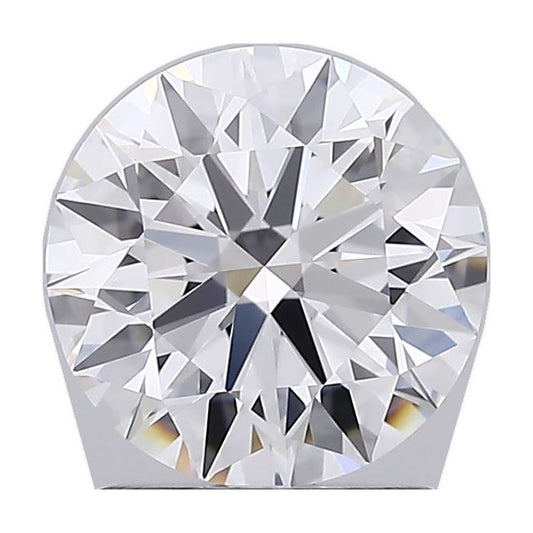 1.58 ct round lab-grown diamond, D color, VVS1 clarity, IGI certified, still from its 360° video