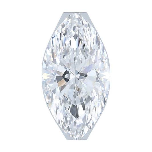 1.59 ct marquise lab-grown diamond, D color, VS1 clarity, IGI certified, still from its 360° video
