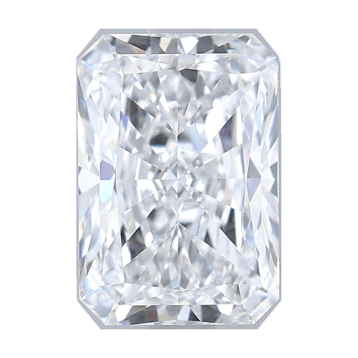 1.59 ct radiant lab-grown diamond, D color, VS1 clarity, GIA certified, still from its 360° video