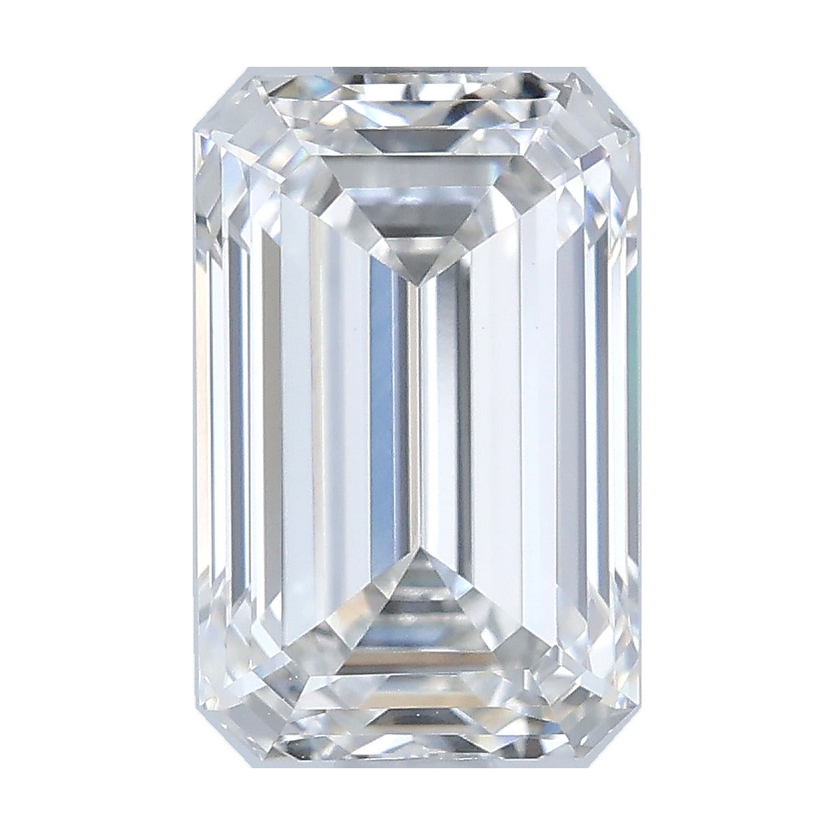 1.70 ct emerald lab-grown diamond, G color, VVS2 clarity, IGI certified, still from its 360° video
