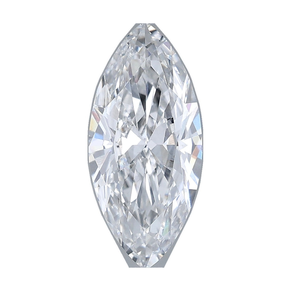 1.70 ct marquise lab-grown diamond, D color, VS1 clarity, IGI certified, still from its 360° video