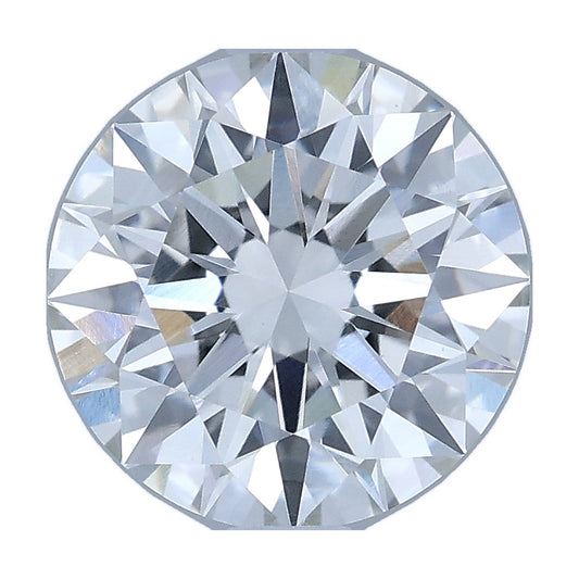 1.70 ct round lab-grown diamond, G color, VVS2 clarity, IGI certified, still from its 360° video