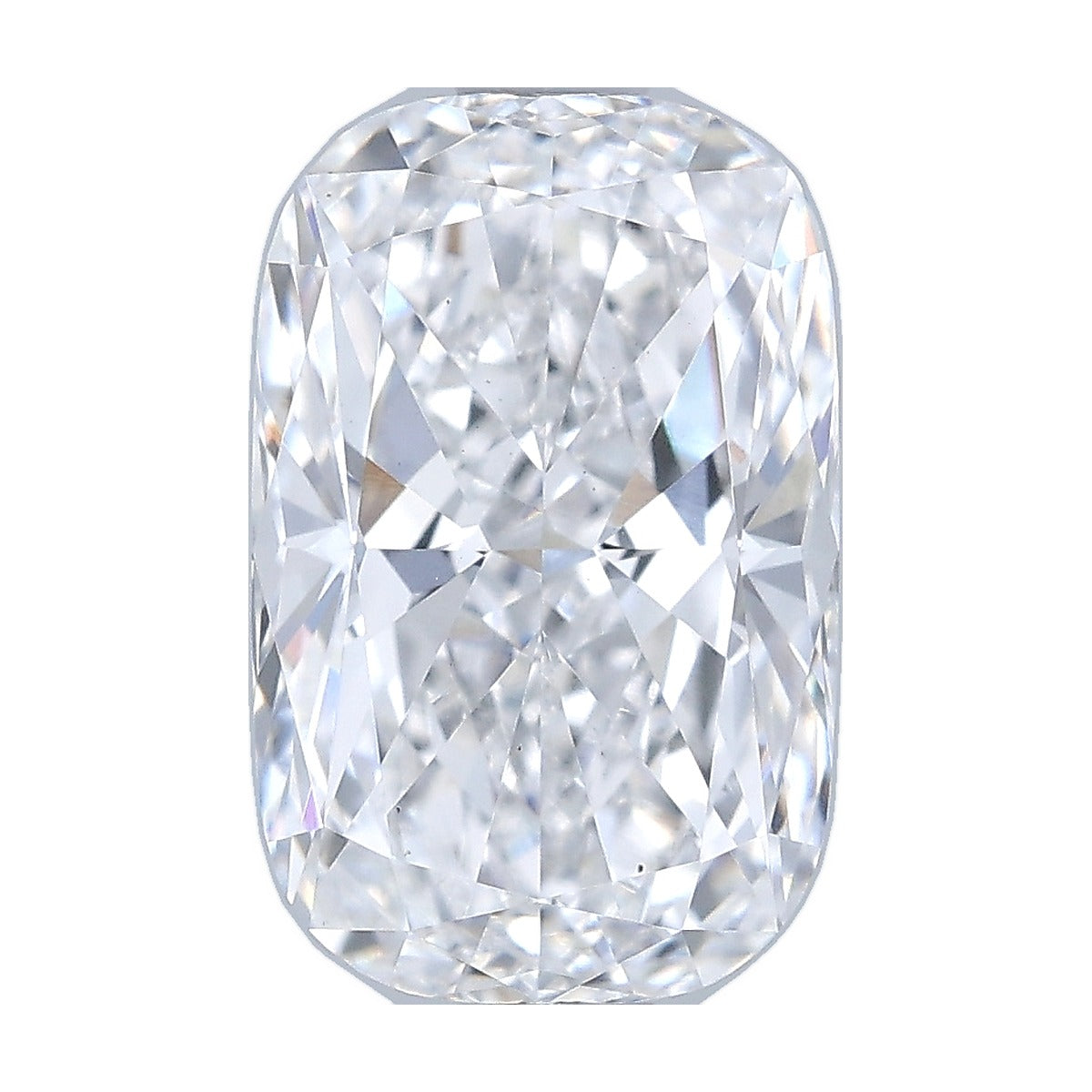 1.71 ct elongated cushion lab-grown diamond, D color, VS1 clarity, IGI certified, still from its 360° video
