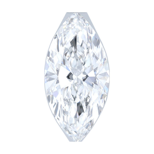 1.71 ct marquise lab-grown diamond, D color, VS1 clarity, IGI certified, still from its 360° video