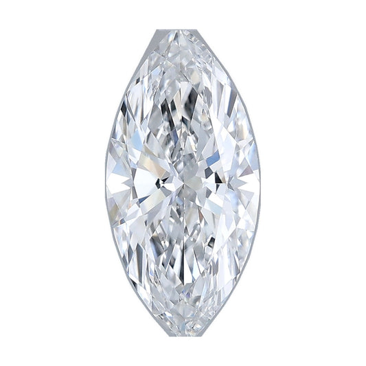 1.71 ct marquise lab-grown diamond, D color, VVS2 clarity, IGI certified, still from its 360° video