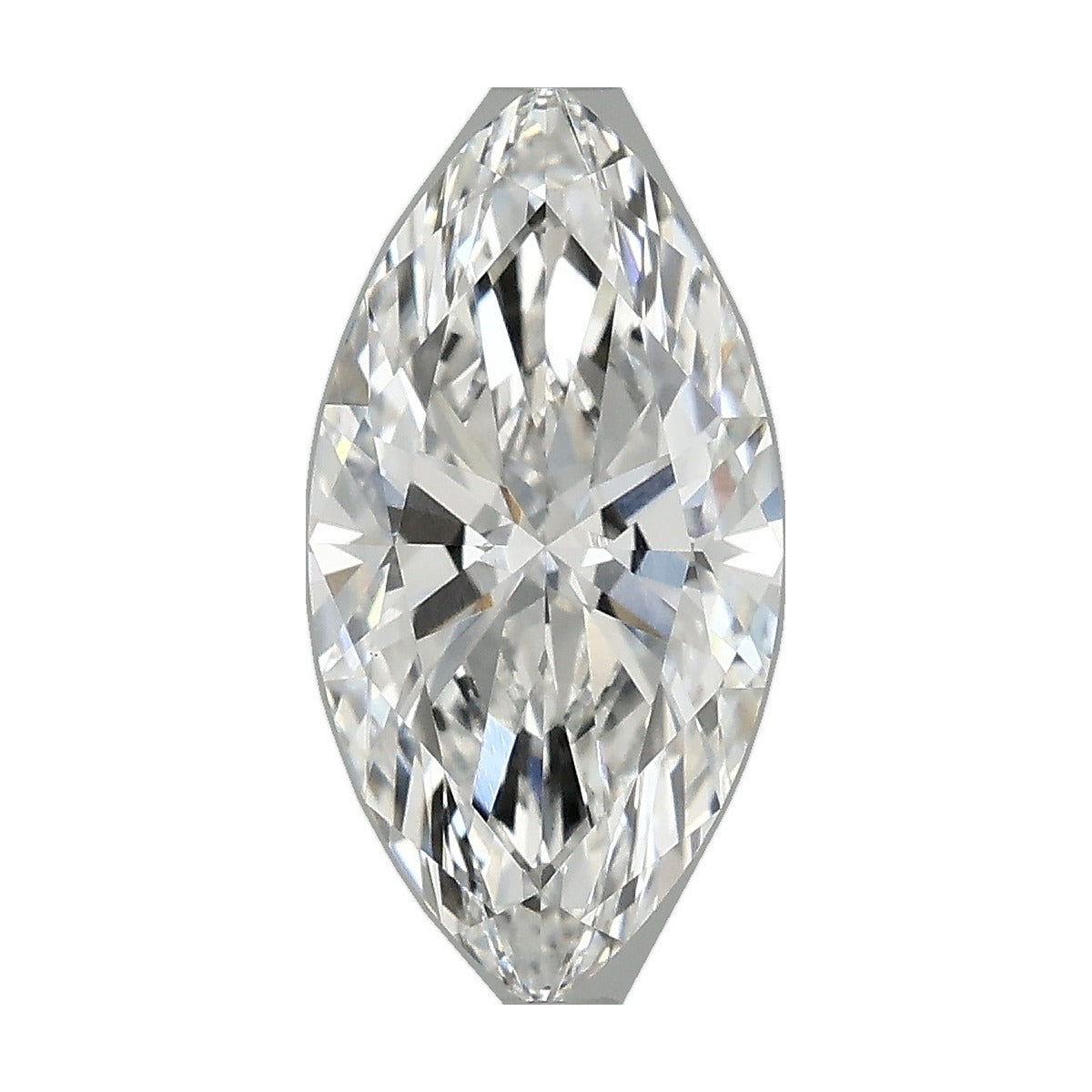1.71 ct marquise lab-grown diamond, E color, VS1 clarity, IGI certified, still from its 360° video