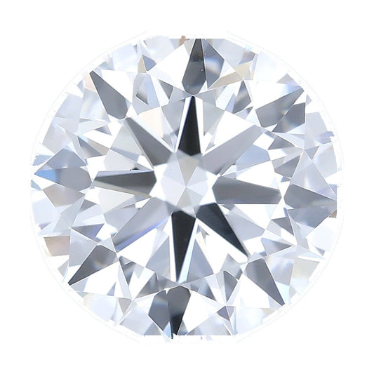1.71 ct round lab-grown diamond, E color, VS1 clarity, IGI certified, still from its 360° video