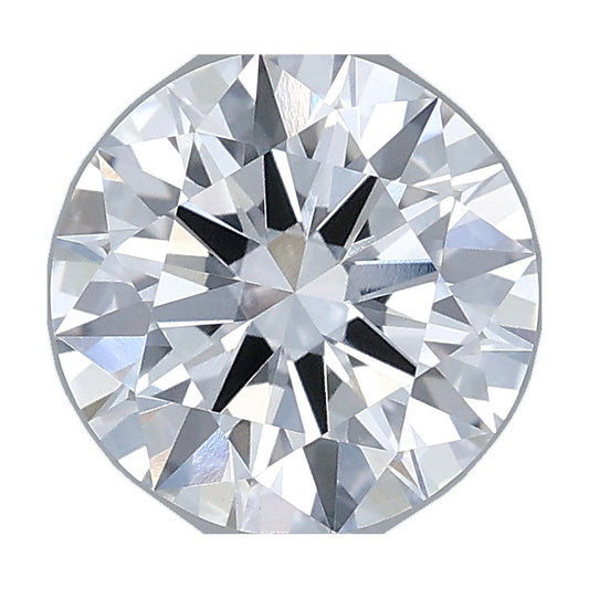 1.71 ct round lab-grown diamond, E color, VVS2 clarity, IGI certified, still from its 360° video