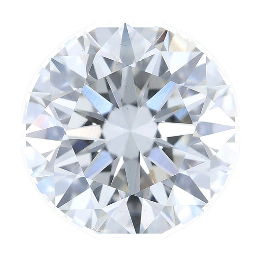 1.71 ct round lab-grown diamond, G color, VS2 clarity, IGI certified, still from its 360° video