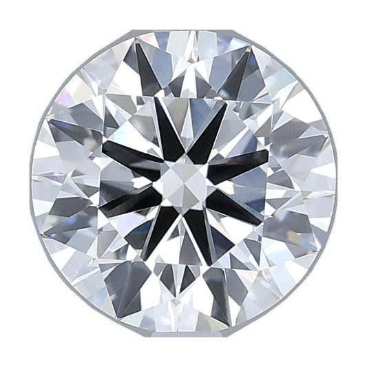 1.72 ct round lab-grown diamond, D color, VVS1 clarity, IGI certified, still from its 360° video