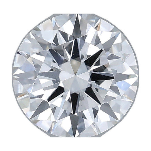 1.72 ct round lab-grown diamond, E color, VVS2 clarity, IGI certified, still from its 360° video