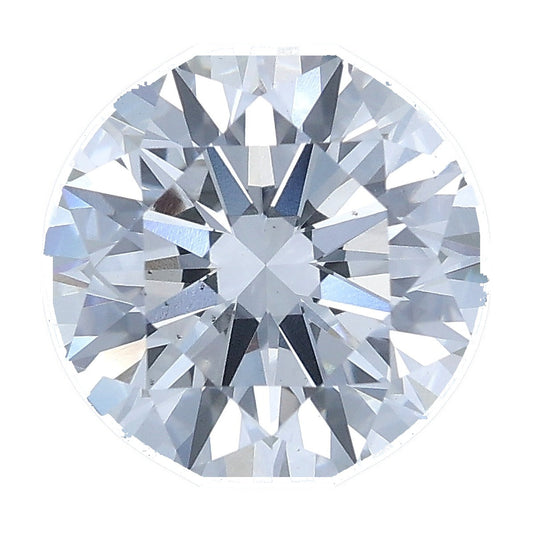 1.73 ct round lab-grown diamond, G color, VS2 clarity, IGI certified, still from its 360° video