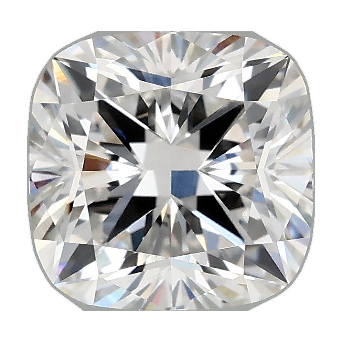 1.74 ct cushion lab-grown diamond, E color, VVS2 clarity, IGI certified, still from its 360° video