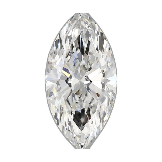 1.74 ct marquise lab-grown diamond, E color, VVS2 clarity, IGI certified, still from its 360° video