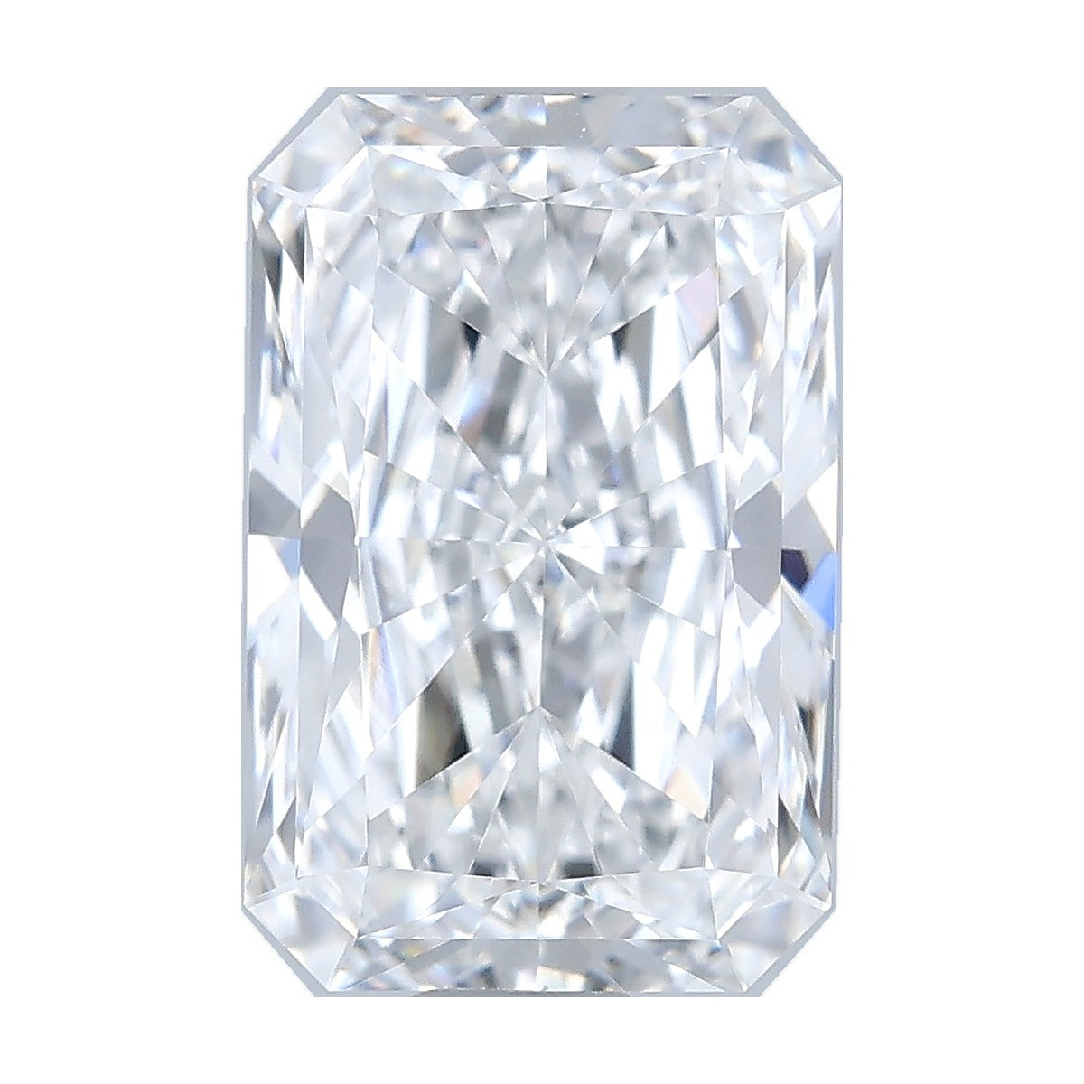 1.74 ct radiant lab-grown diamond, E color, VVS1 clarity, IGI certified, still from its 360° video