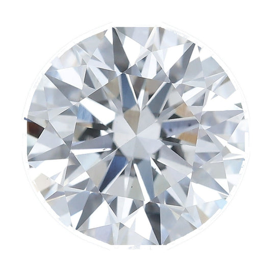 1.74 ct round lab-grown diamond, F color, VS2 clarity, IGI certified, still from its 360° video
