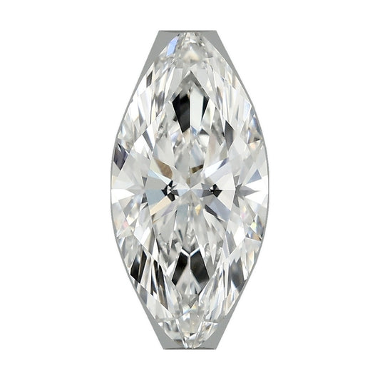 1.75 ct marquise lab-grown diamond, E color, VVS2 clarity, IGI certified, still from its 360° video