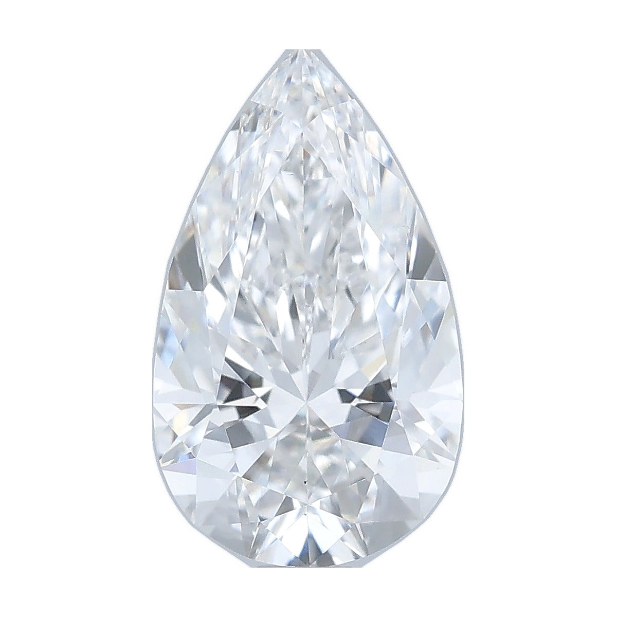1.76 ct pear lab-grown diamond, E color, VS1 clarity, IGI certified, still from its 360° video