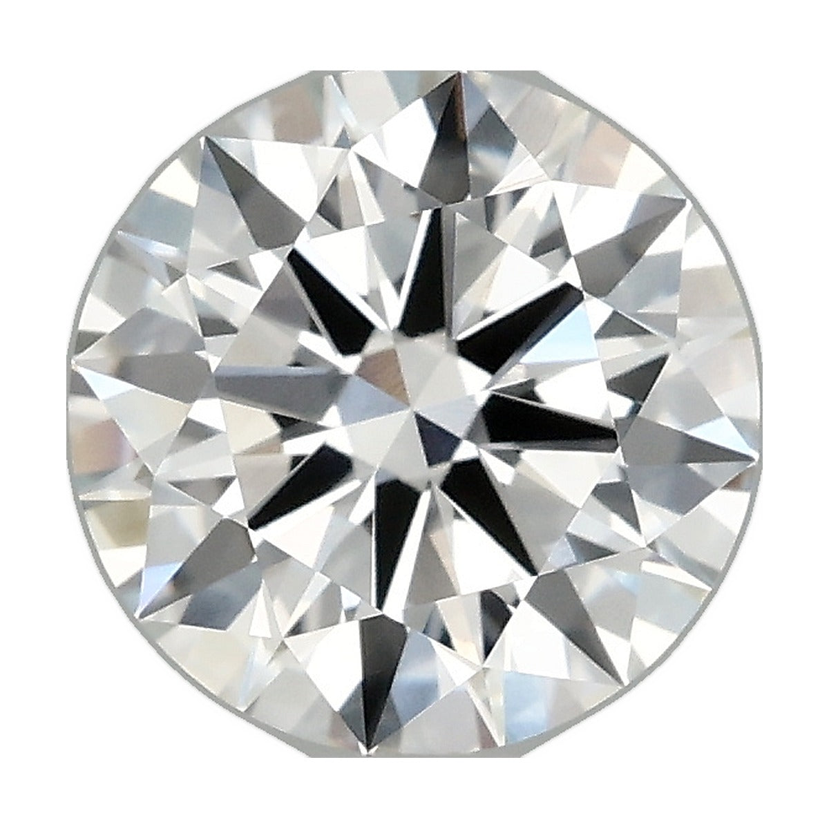 1.76 ct round lab-grown diamond, D color, VVS2 clarity, IGI certified, still from its 360° video
