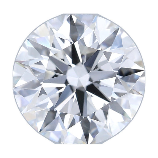 1.76 ct round lab-grown diamond, E color, VVS1 clarity, IGI certified, still from its 360° video