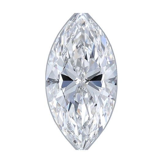 1.78 ct marquise lab-grown diamond, D color, VVS2 clarity, IGI certified, still from its 360° video