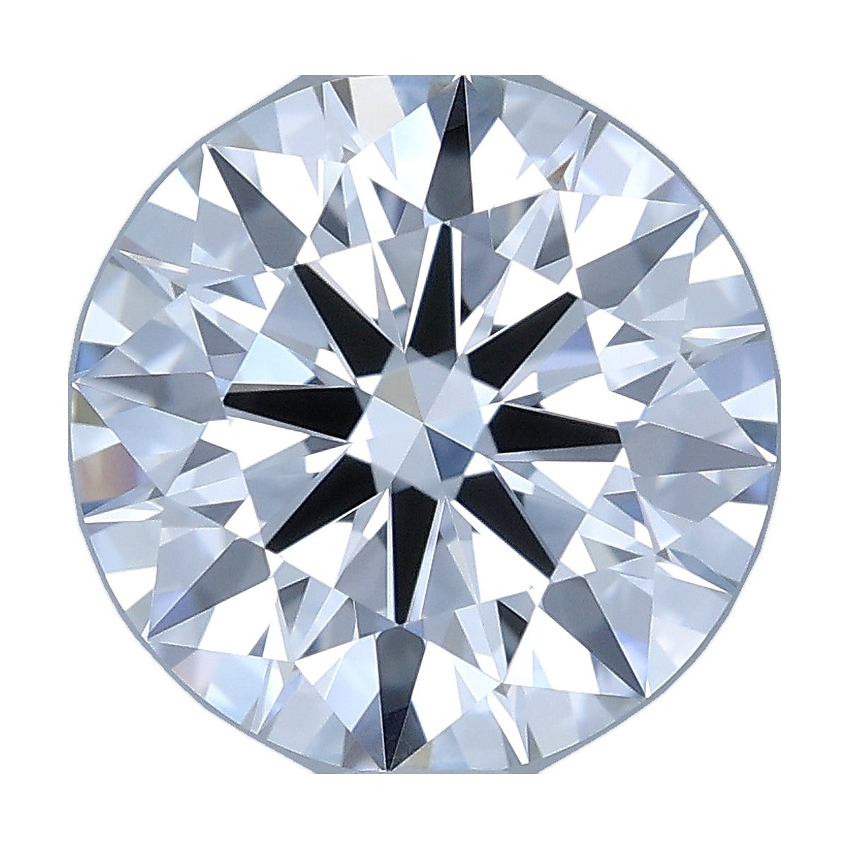 1.78 ct round lab-grown diamond, E color, VVS1 clarity, IGI certified, still from its 360° video