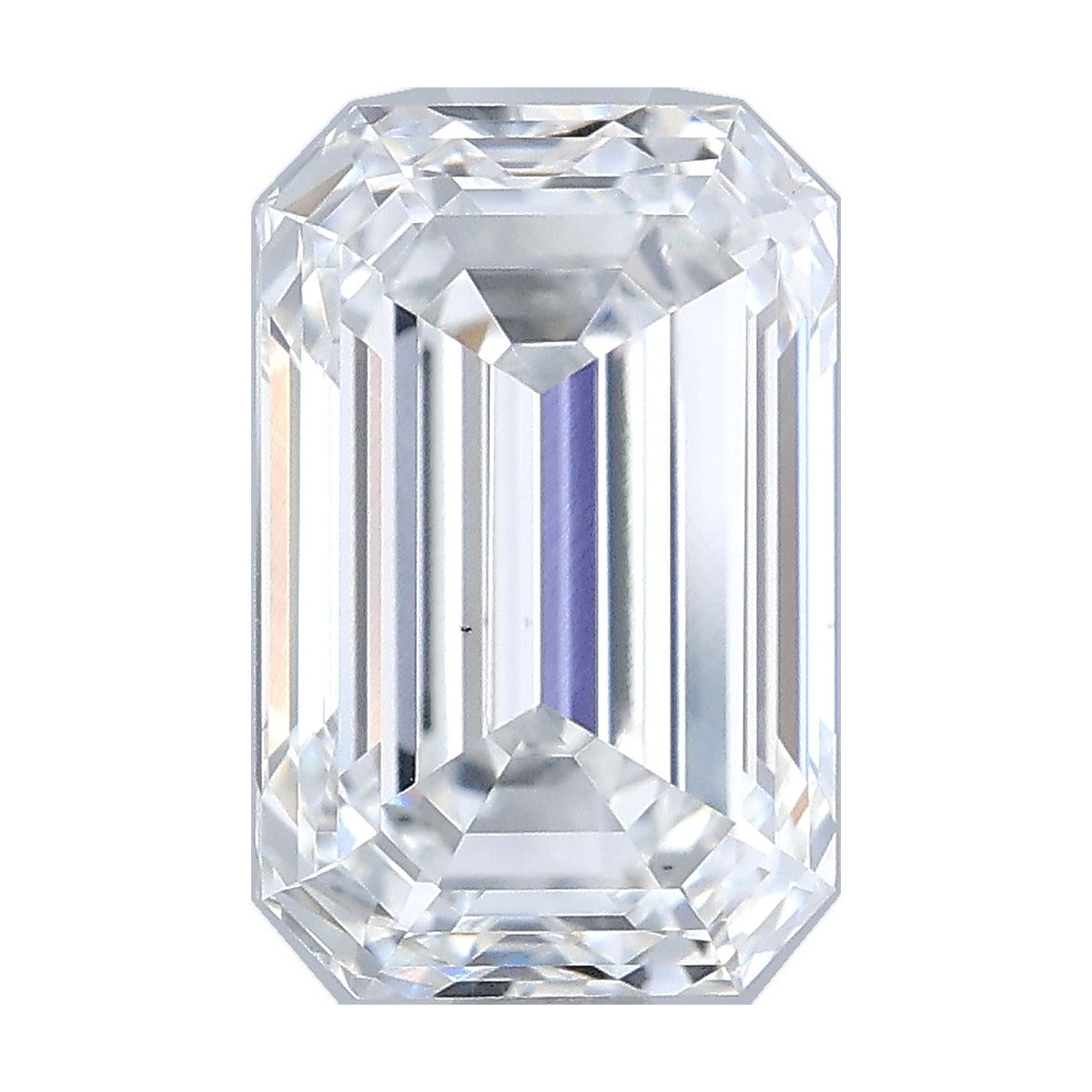 1.80 ct emerald lab-grown diamond, E color, VS2 clarity, IGI certified, still from its 360° video