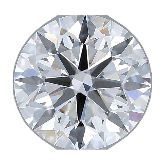 1.81 ct round lab-grown diamond, E color, VS1 clarity, IGI certified, still from its 360° video