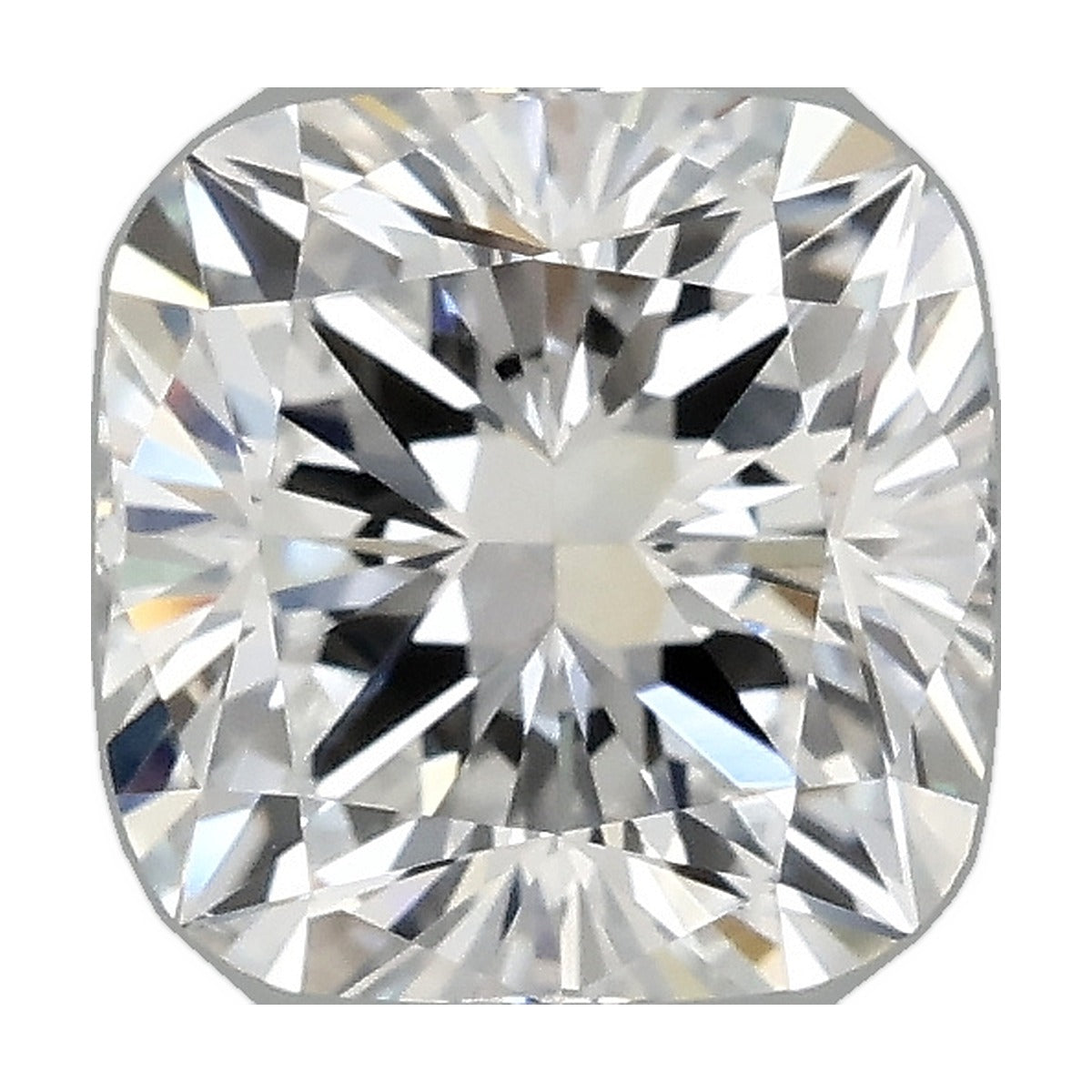 1.83 ct cushion lab-grown diamond, D color, VS1 clarity, IGI certified, still from its 360° video