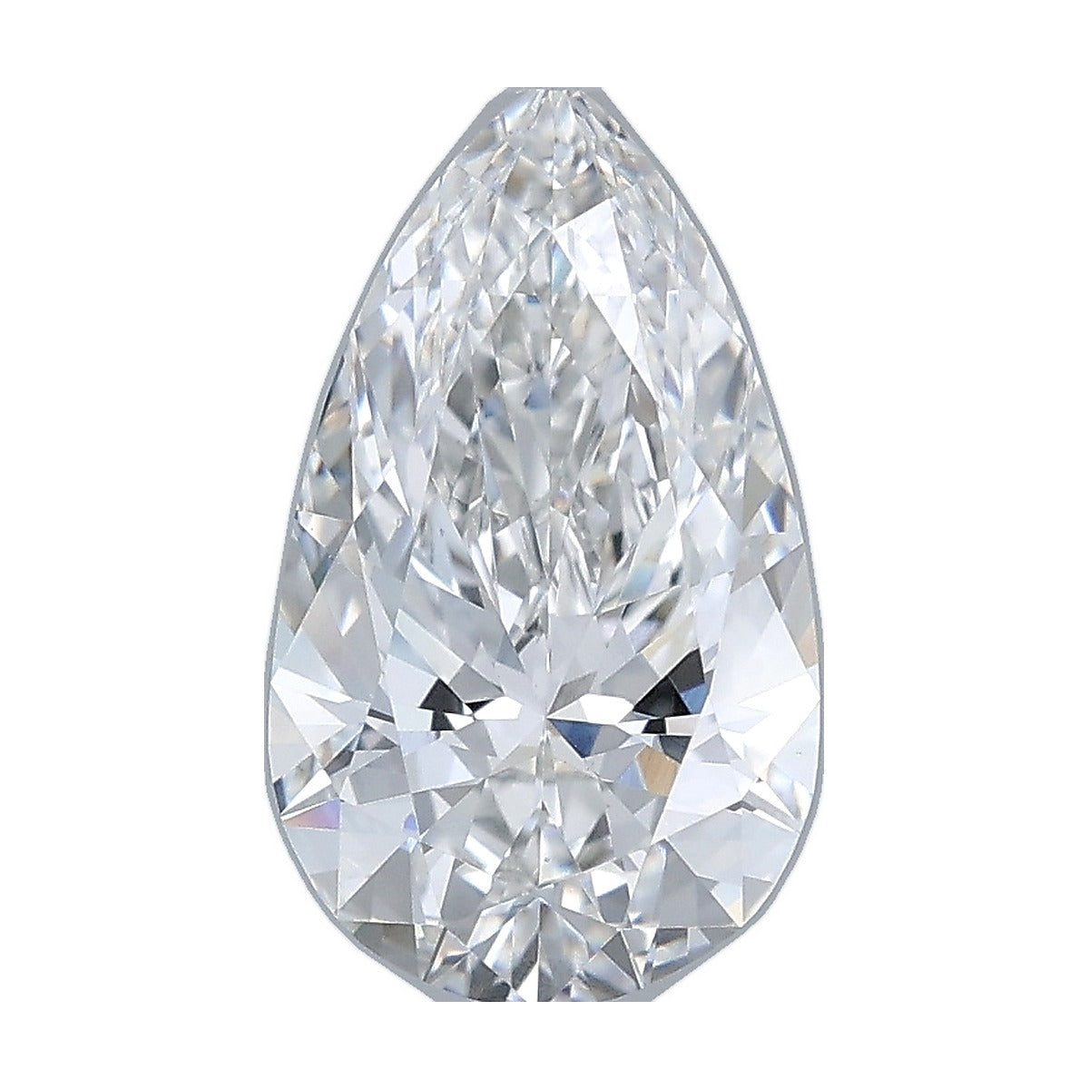 1.83 ct pear lab-grown diamond, F color, VS1 clarity, IGI certified, still from its 360° video