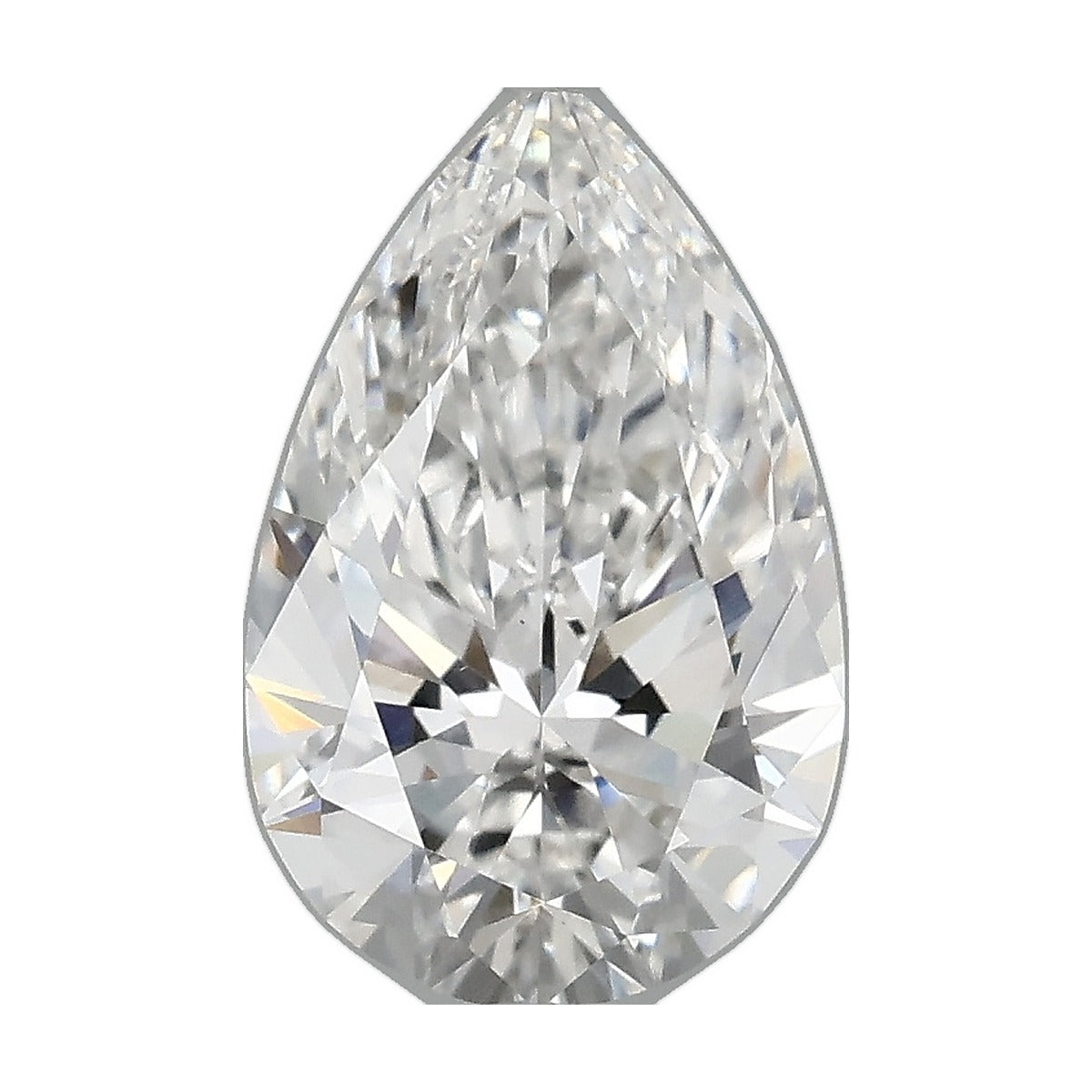 1.84 ct pear lab-grown diamond, D color, VS1 clarity, IGI certified, still from its 360° video