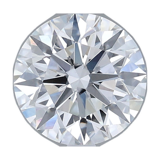 1.84 ct round lab-grown diamond, E color, VS1 clarity, IGI certified, still from its 360° video