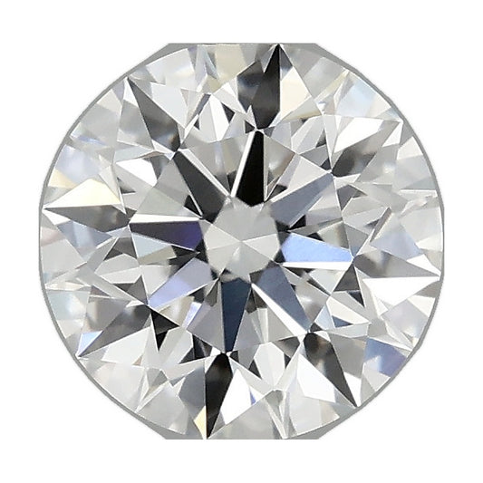1.85 ct round lab-grown diamond, D color, VVS2 clarity, IGI certified, still from its 360° video