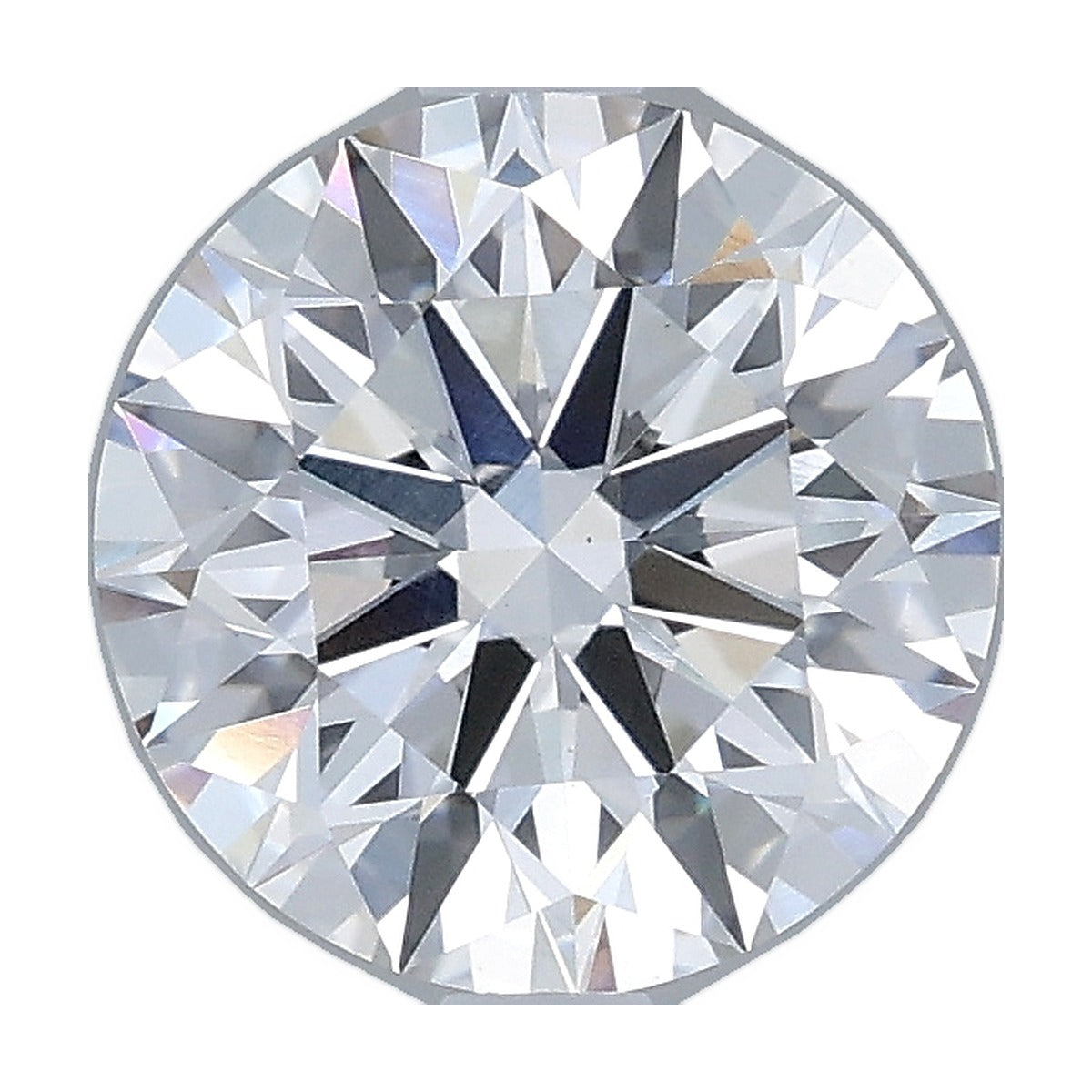 1.85 ct round lab-grown diamond, F color, VS1 clarity, IGI certified, still from its 360° video