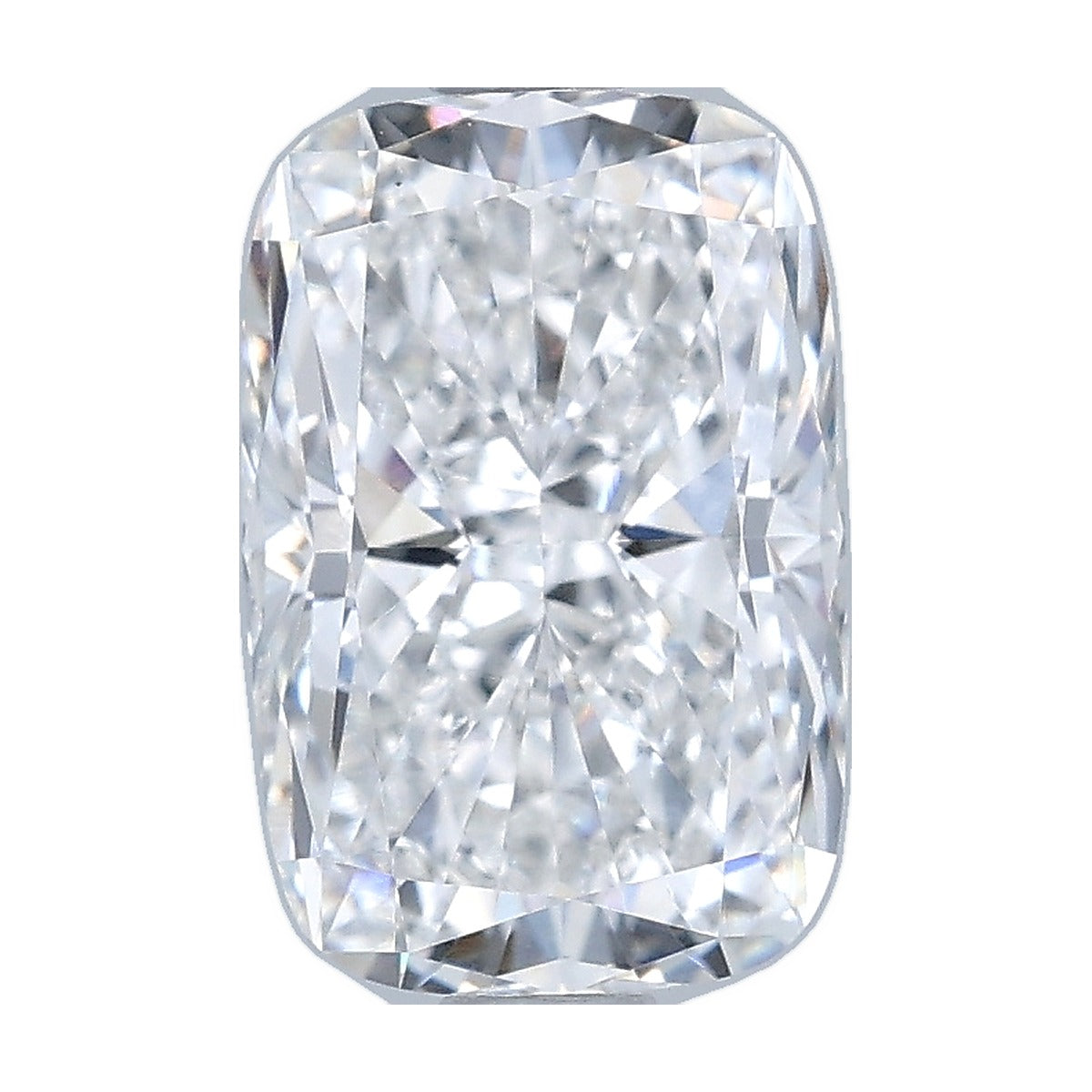1.86 ct elongated cushion lab-grown diamond, E color, VS1 clarity, IGI certified, still from its 360° video