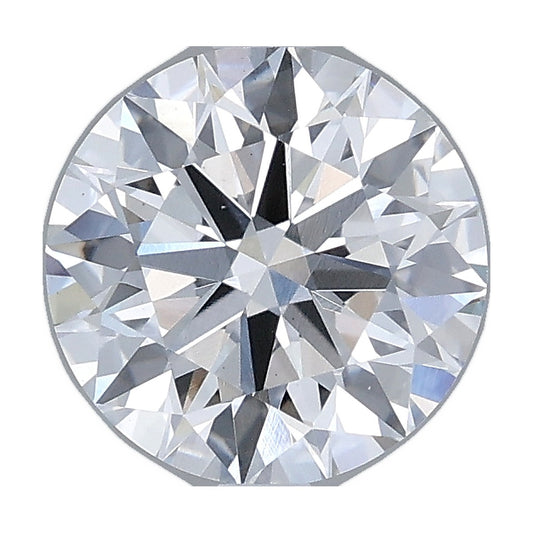 1.86 ct round lab-grown diamond, D color, VS1 clarity, IGI certified, still from its 360° video
