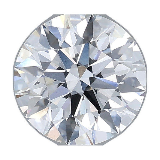 1.86 ct round lab-grown diamond, E color, VS1 clarity, IGI certified, still from its 360° video