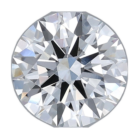 1.86 ct round lab-grown diamond, E color, VS1 clarity, IGI certified, still from its 360° video