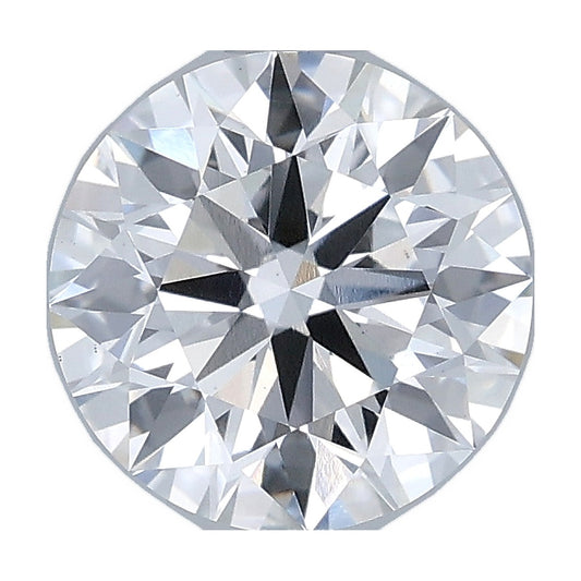1.86 ct round lab-grown diamond, E color, VS1 clarity, IGI certified, still from its 360° video
