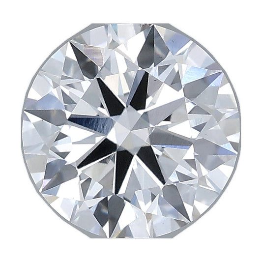 1.86 ct round lab-grown diamond, E color, VS1 clarity, IGI certified, still from its 360° video
