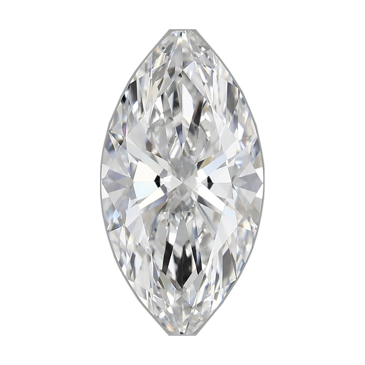 1.87 ct marquise lab-grown diamond, D color, VVS2 clarity, IGI certified, still from its 360° video