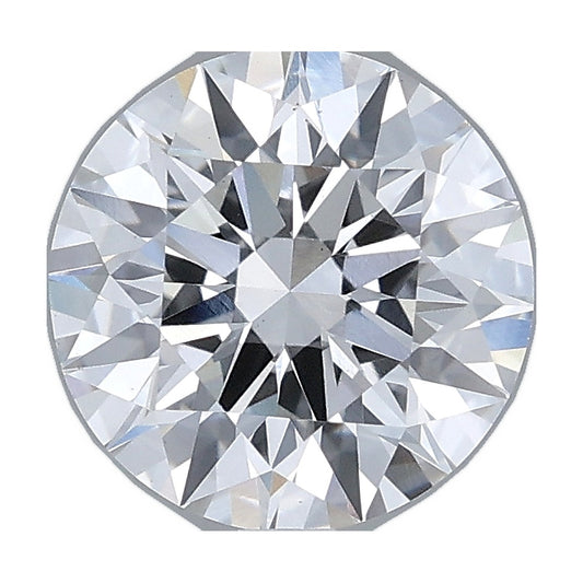 1.87 ct round lab-grown diamond, E color, VS1 clarity, IGI certified, still from its 360° video