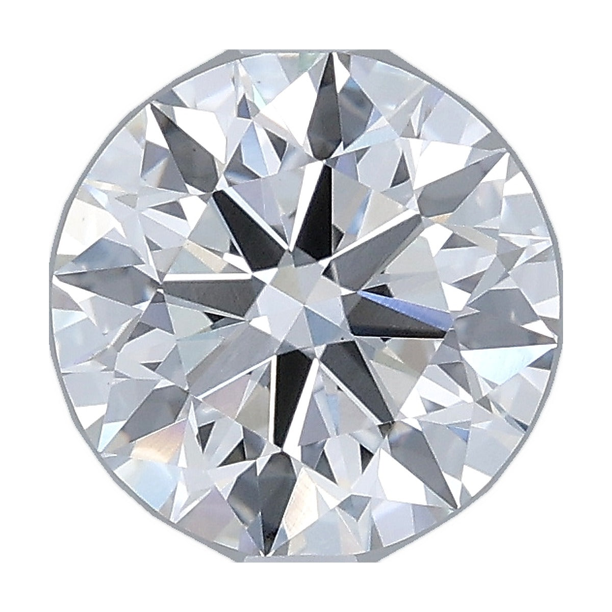 1.87 ct round lab-grown diamond, F color, VS1 clarity, IGI certified, still from its 360° video