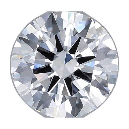 1.87 ct round lab-grown diamond, F color, VS1 clarity, IGI certified, still from its 360° video