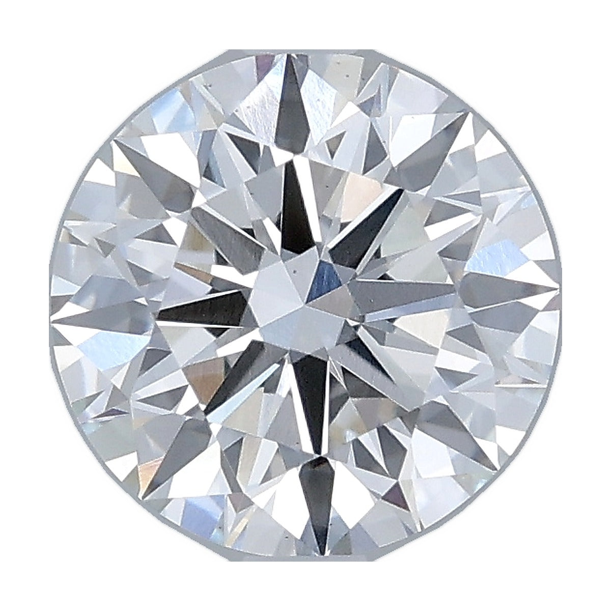 1.90 ct round lab-grown diamond, E color, VS1 clarity, IGI certified, still from its 360° video